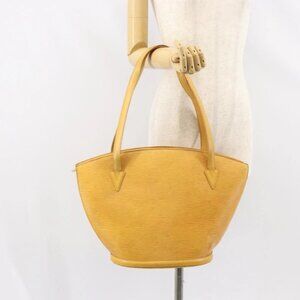 LOUIS VUITTON Epi Saint Jacques Shopping Shoulder Bag Yellow